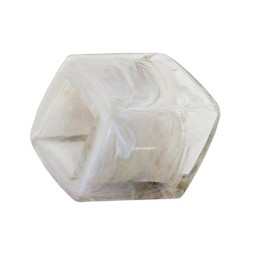 scarf bead slanted crystal grey