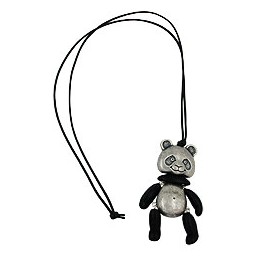 necklace panda vintage silver 90cm