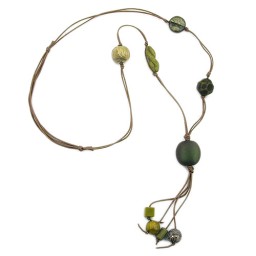 necklace olive/ khaki/ green colours