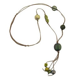 necklace olive/ khaki/ green colours