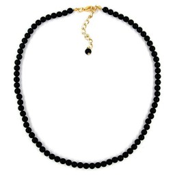 necklace beads 6mm black