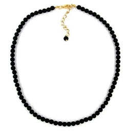 necklace beads 6mm black