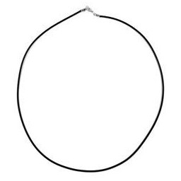 necklace 2mm rubber band silver clasp 75cm