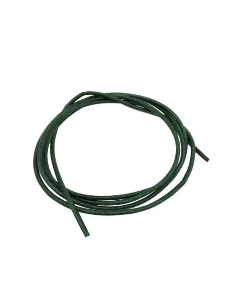 leather cord green 2mm 100cm