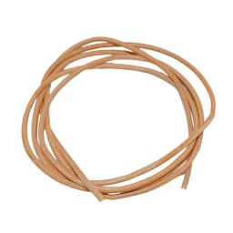 leather cord natur brown 2mm 100cm