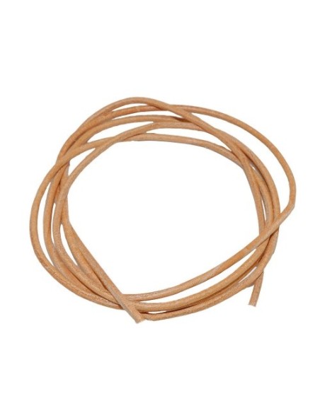 leather cord natur brown 2mm 100cm