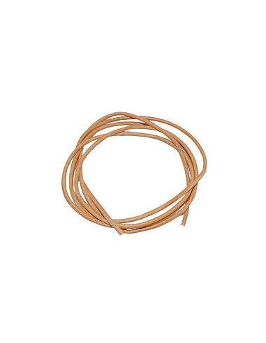 leather cord natur brown 2mm 100cm
