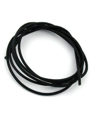 leather cord black 2mm 100cm