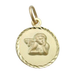 pendant angel 9k gold