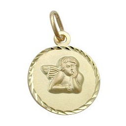 pendant angel 9k gold