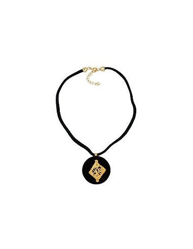 necklace black velvet unique pendant
