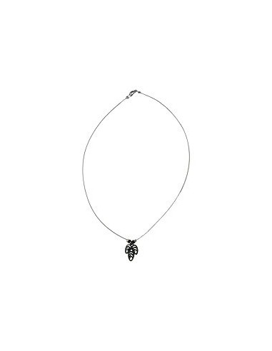 necklace leaf pendant red beads