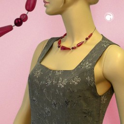 necklace bordeaux-silky-beads