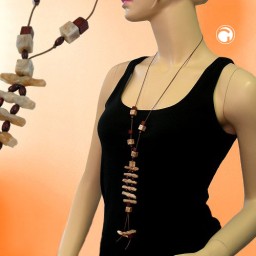 necklace brown beads