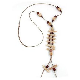 necklace brown beads