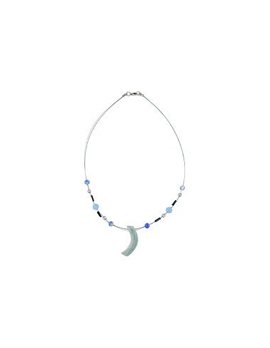 necklace angle grey-blue-silver-coloured 42cm