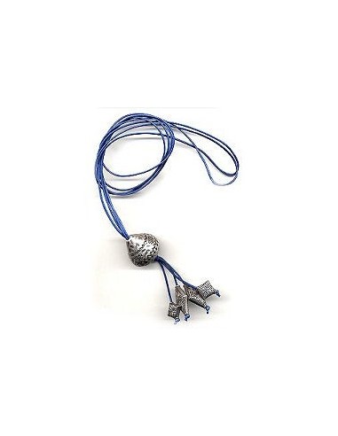 necklace cone silver-antique style