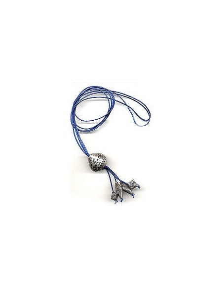 necklace cone silver-antique style