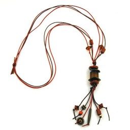 necklace rust/antique-brass colours