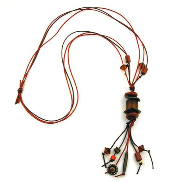 necklace rust/antique-brass colours