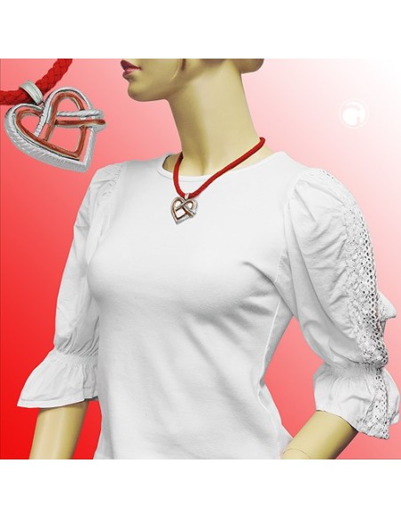 necklace for traditional costume heart