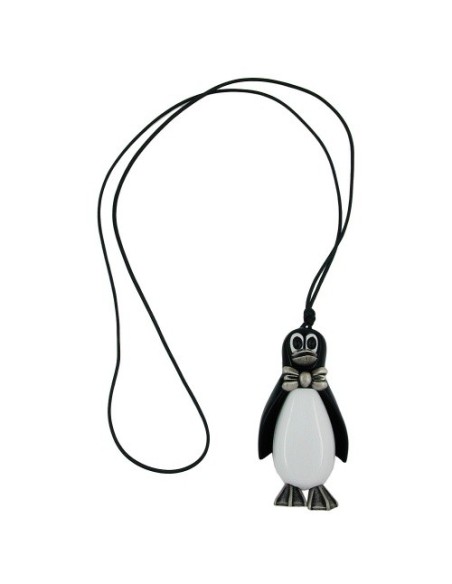 necklace penguin antique-silver 90cm