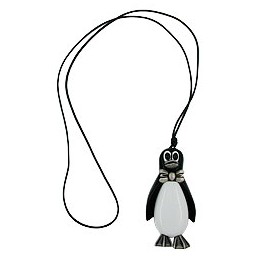 necklace penguin antique-silver 90cm