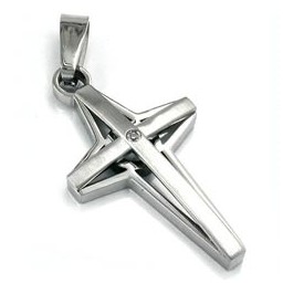 pendant cross stainless steel