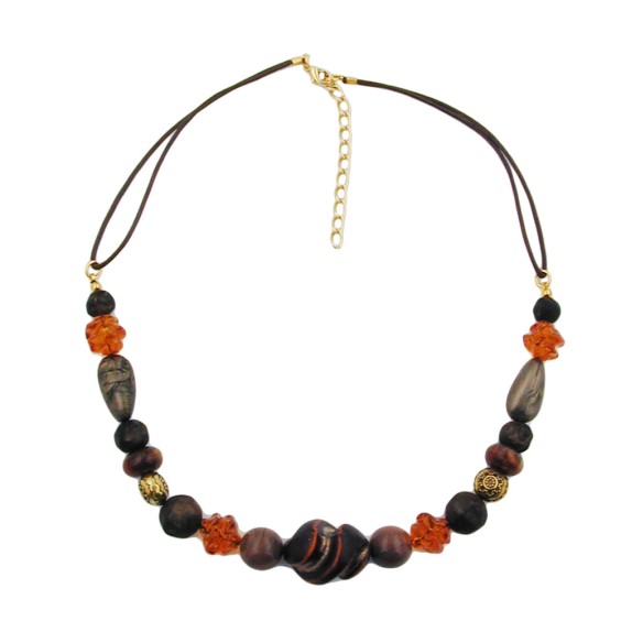 necklace screw bead mixed colour combination of beads