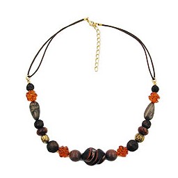 necklace screw bead mixed colour combination of beads