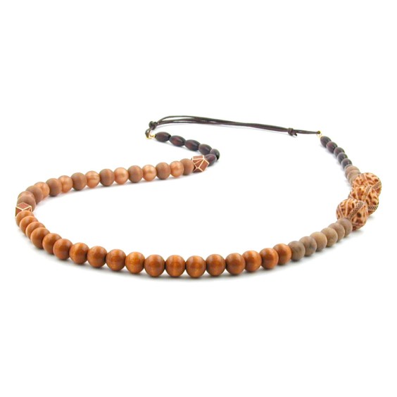 necklace nougat/light brown/dark brown colours