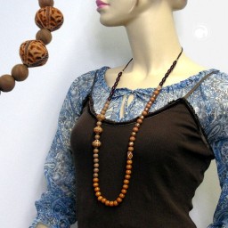 necklace nougat/light brown/dark brown colours