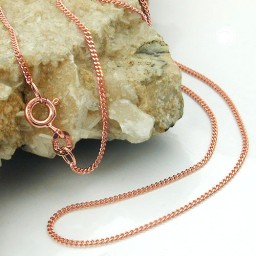 chain curb 50cm 14k redgold