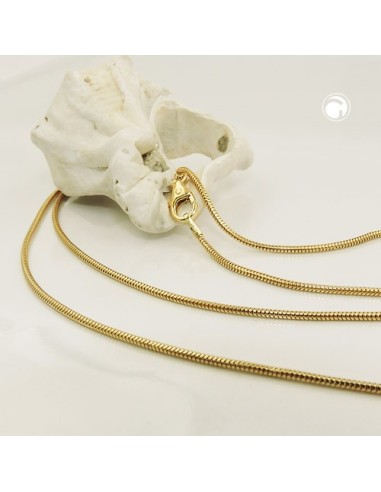 snake chain 50cm 1.2mm 14k gold