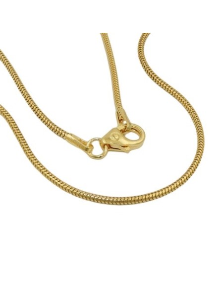 snake chain 50cm 1.2mm 14k gold