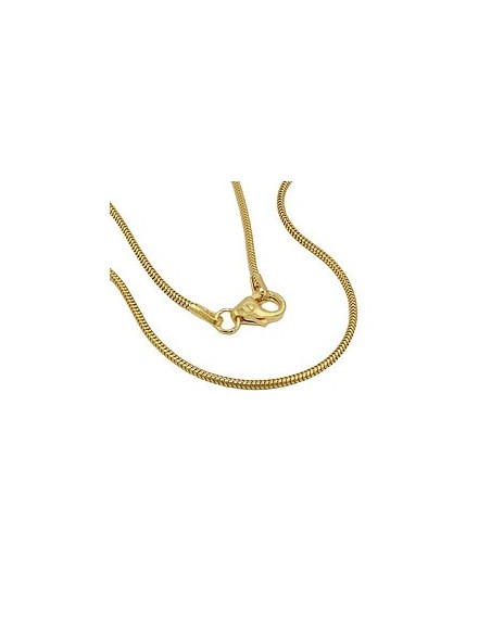 snake chain 50cm 1.2mm 14k gold