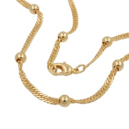 chain singapur 45cm gold-plated