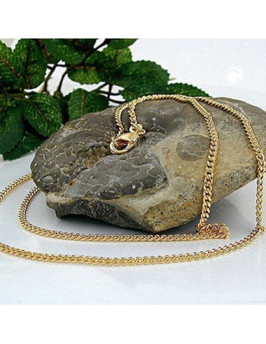 curb chain 50cm gold plated