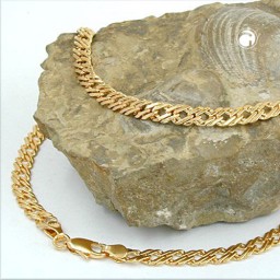 fantasy chain 55cm gold plated