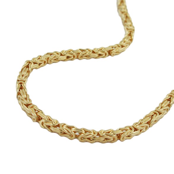 byzantine chain gold plated