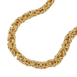 byzantine chain 60cm gold plated