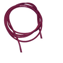 leather strap round cord cowhide 2mm fuchsia berry colored ca. 1m