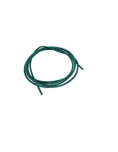 leather strap round cord cowhide 2mm turquoise colored ca. 1m