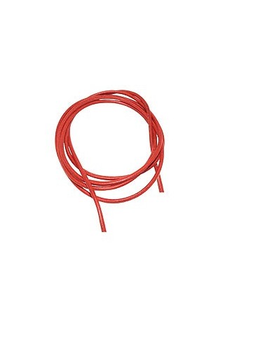 leather strap round cord cowhide 2mm orange colored ca. 1m