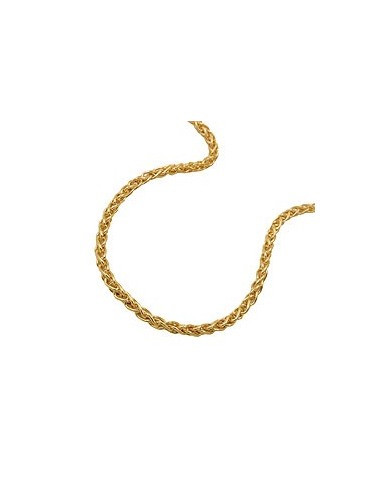bracelet wheat chain 19cm 9k gold