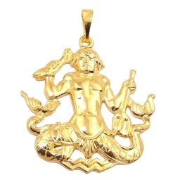 zodiac pendant aquarius gold plated