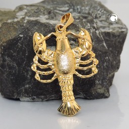 zodiac pendant cancer gold plated