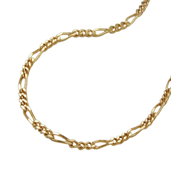 bracelet 19cm figaro chain 14k gold