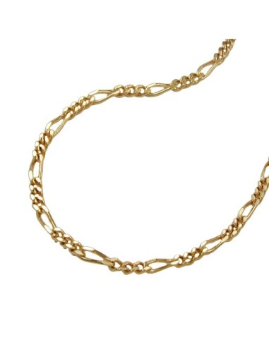 bracelet 19cm figaro chain 14k gold