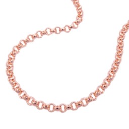 necklace rollo chain 14k redgold